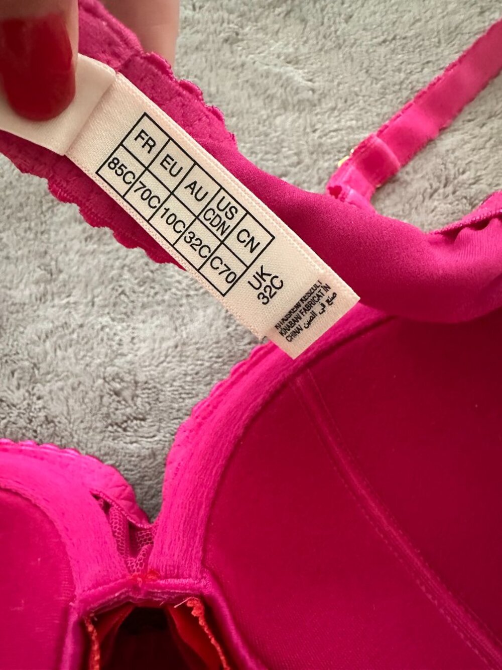 Agent Provocateur Molly Plunge Bra + Suspender in Red and Pink Silk - NWOT - Picture 8 of 10